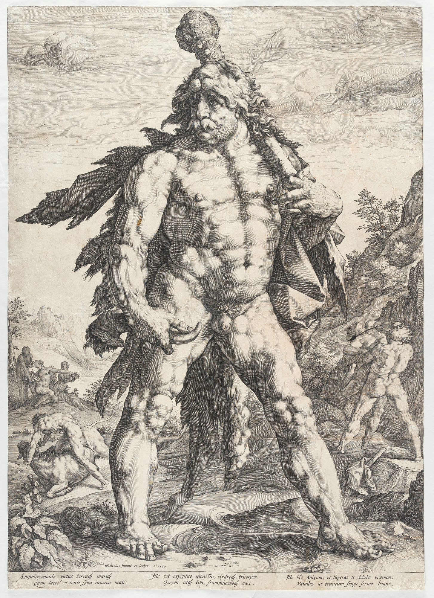 The great Hercules by Hendrick Goltzius, 1589