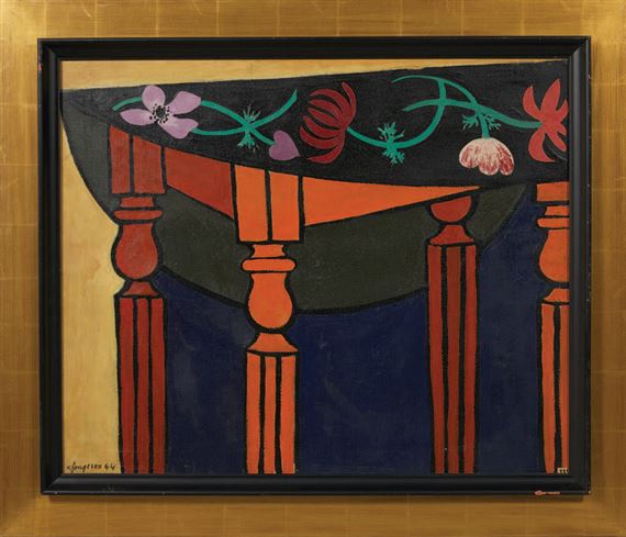 Fleurs sur la table by André Fougeron, 1944