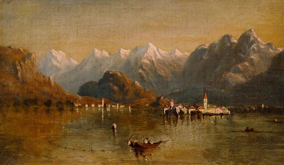 A Sketch of Lago Maggiore by Sanford Robinson Gifford