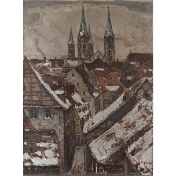 Bamberg im Winter by Ernst Kolbe