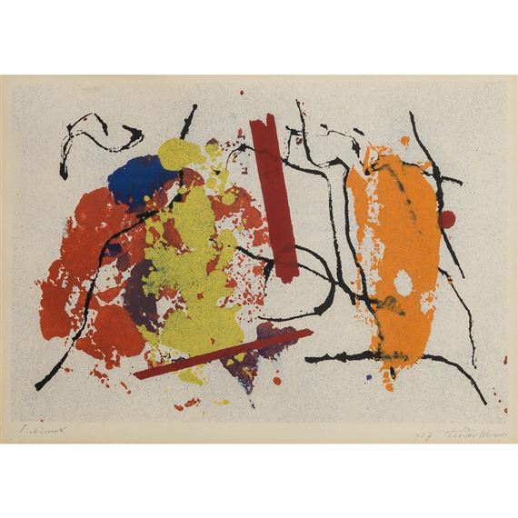 Ohne Titel by Theodor Werner, 1957