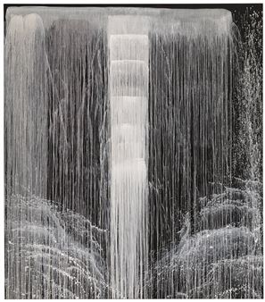 Priscilla Waterfall by Pat Steir