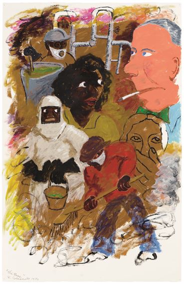 The Boss by Robert Colescott, Painted in 1990