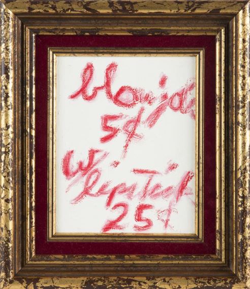 Blowjobs, 5 cents – with Lipstick, 25 cents