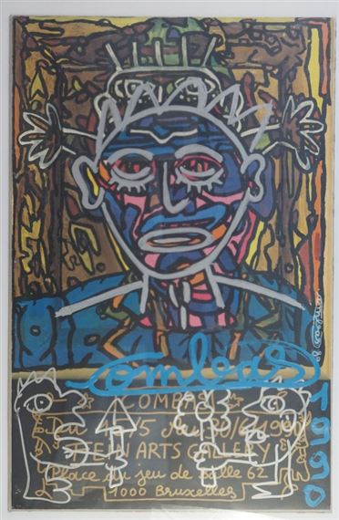 Robert Combas Exposition Personnelle A La Fein Arts Gallery A Bruxelles 1990 Mutualart