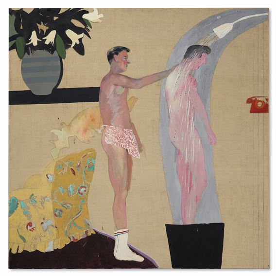 Domestic Scene, Los Angeles by David Hockney, Painted in 1962-1963