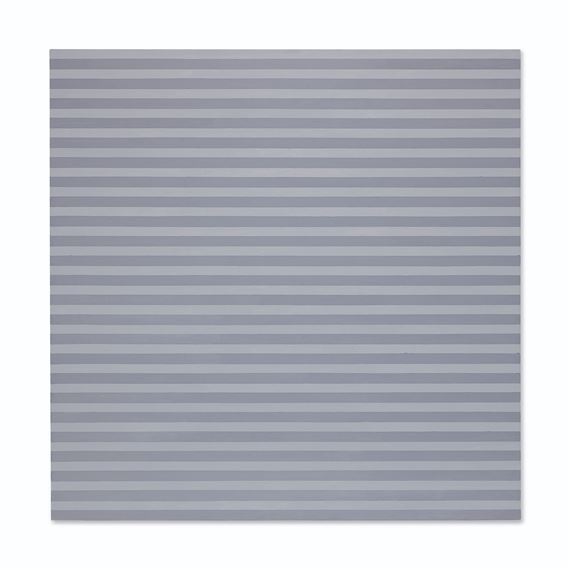 Untitled #10 by Agnes Martin, Painted in 1985