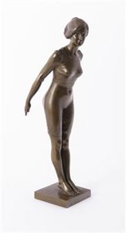 Schwimmerin - Georg Leisek