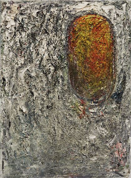 Tilting Yellow by Jake Berthot, 1989