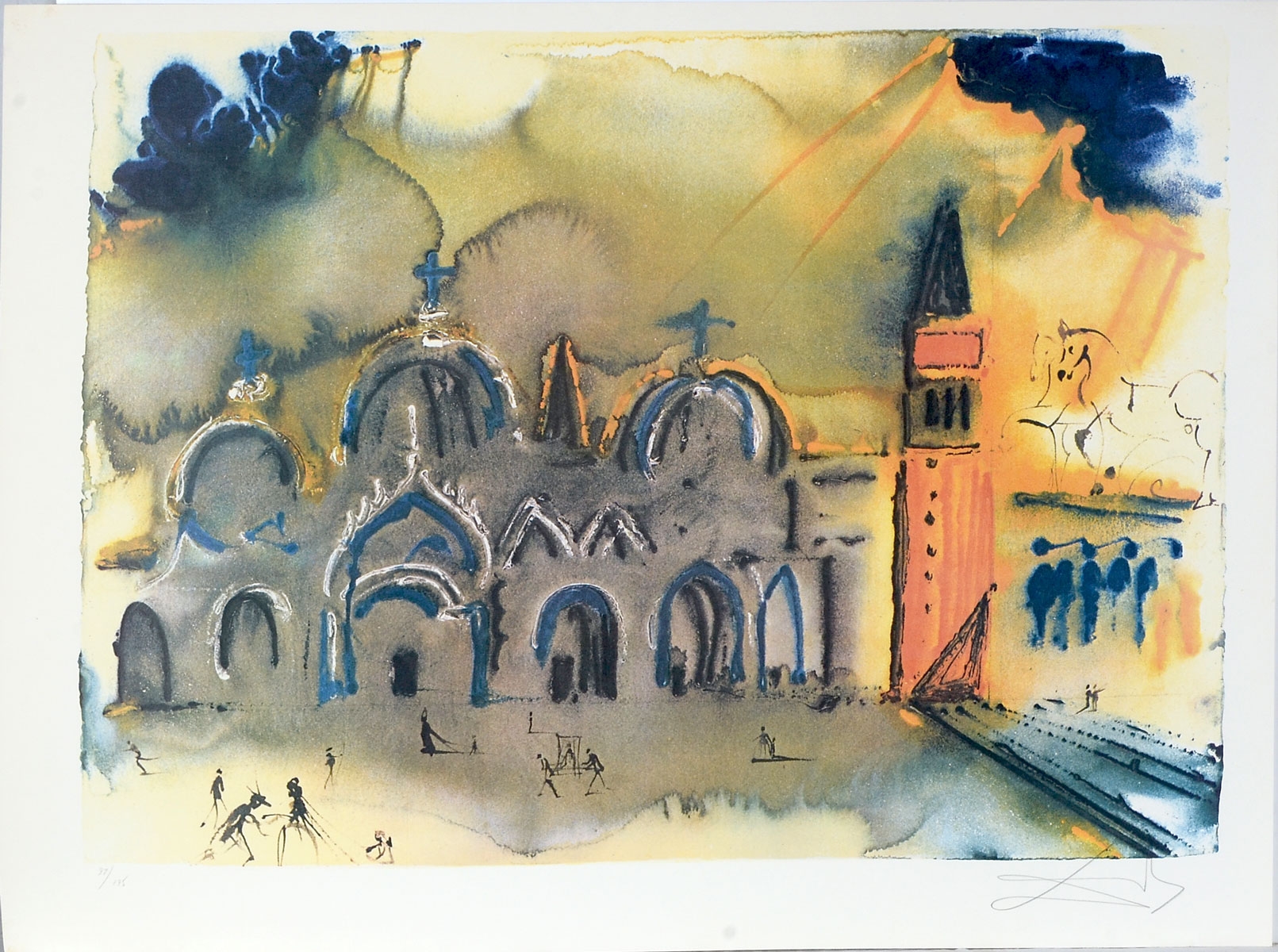 Homage to Venice by Salvador Dalí