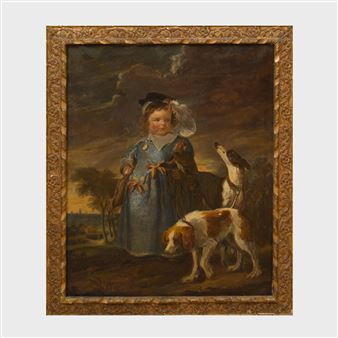 Portrait de la petit Princesse de Croy, After Van Dyke - Emanuela Sedivy