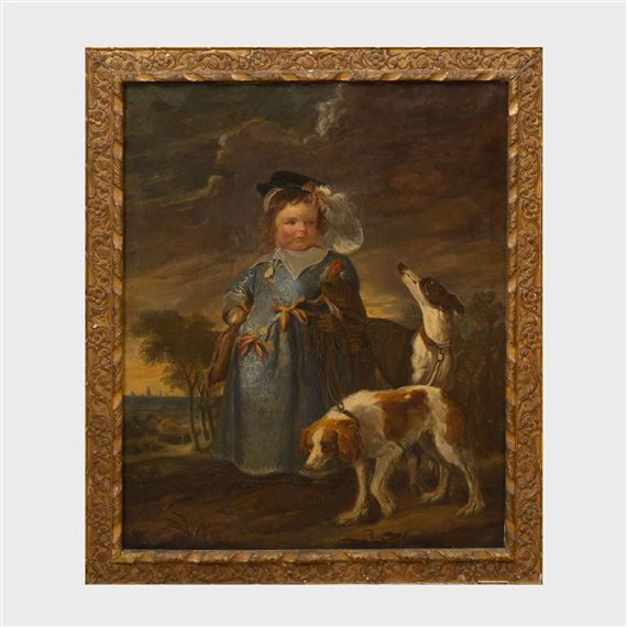 Portrait de la petit Princesse de Croy, After Van Dyke - Emanuela Sedivy