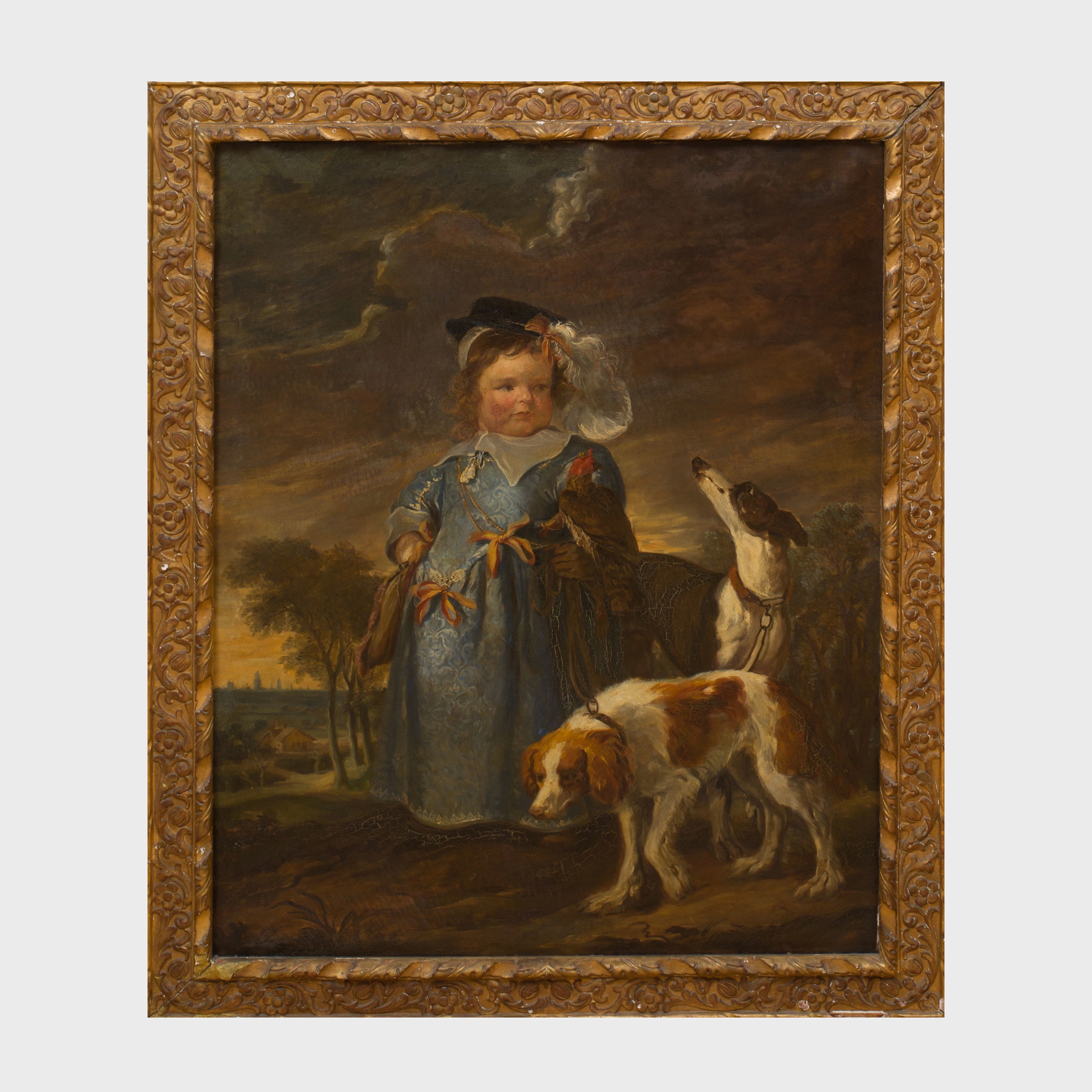 Artwork by Emanuela Sedivy, Portrait de la petit Princesse de Croy, After Van Dyke, Made of Oil on canvas