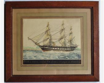 Trois mâts Corvette à batterie couverte Le d' Assas, campagne de madagascar - Matteo Falcone