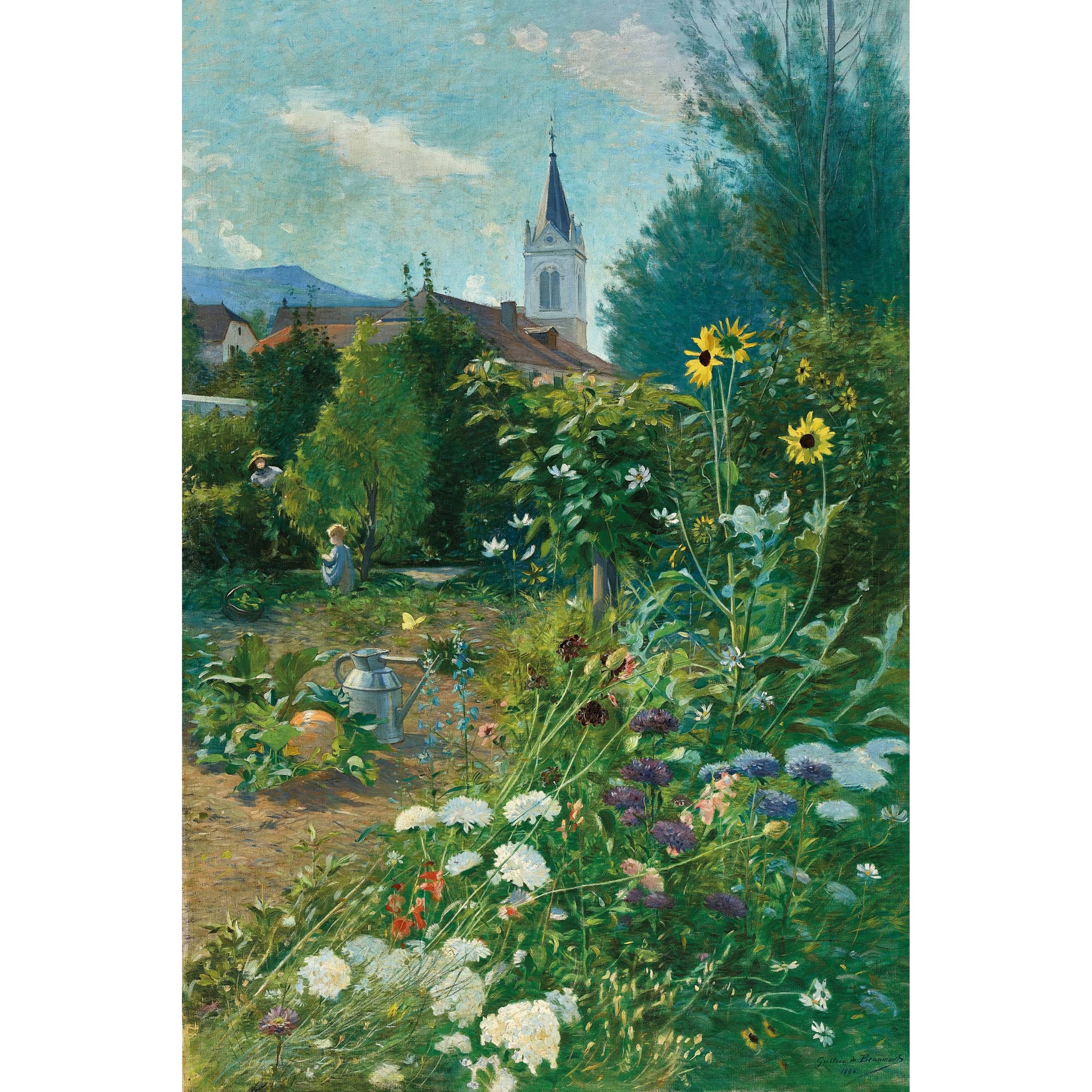 Le jardin by Gustave de Beaumont, 1896