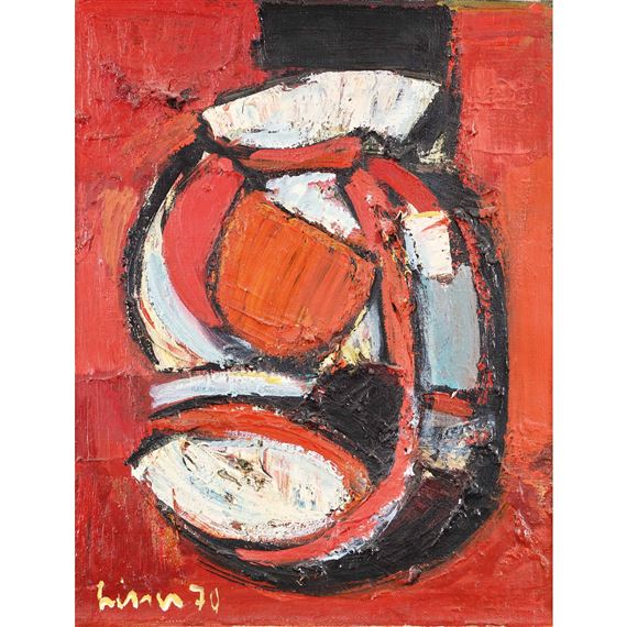 Abstrakte Komposition by Carl Walter Liner, 1970