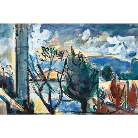 Weite Landschaft by Carl Walter Liner, 1950