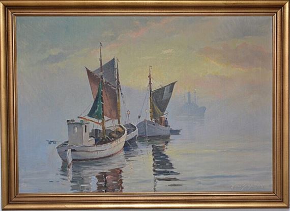 Seascape by Einar Gross, 1940