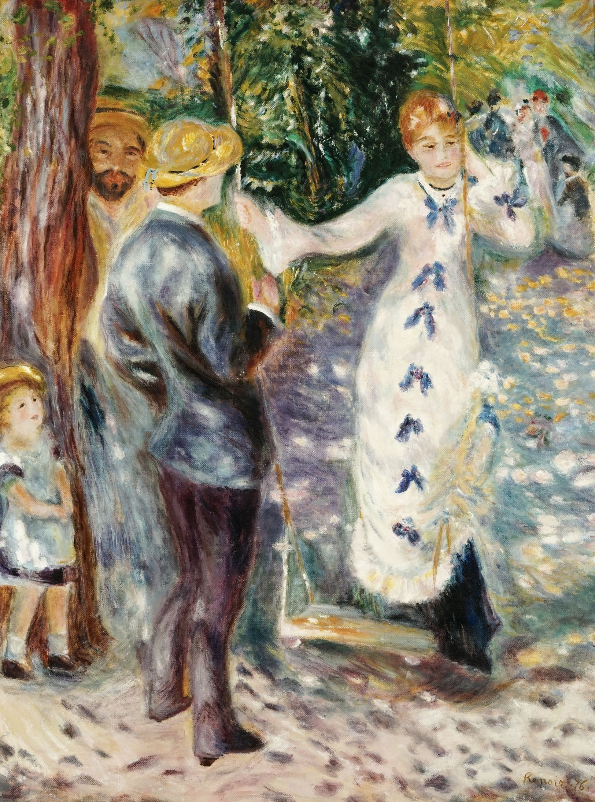 L'escarpolette ou la balançoire by Pierre-Auguste Renoir, 1876