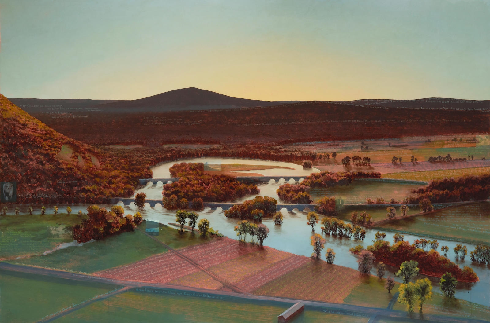 Stephen Hannock The Oxbow, for Lane Faison with Betty and Agnes