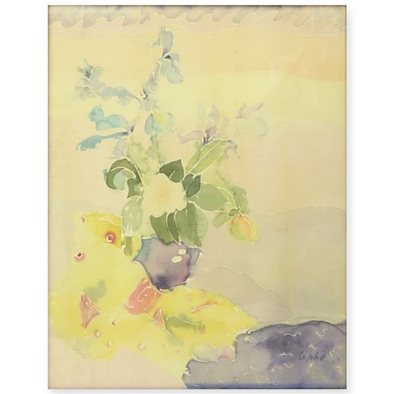 Still Life with Flowers by Lê Phổ
