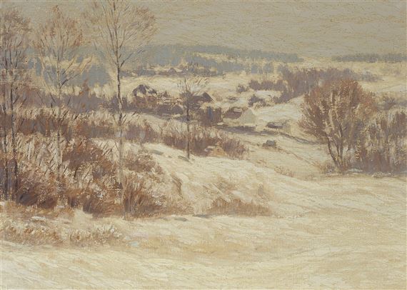 The Hill Range by Leonard Ochtman