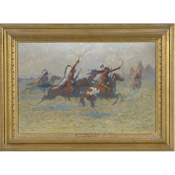 Cheyenne War Party by William Meuttman