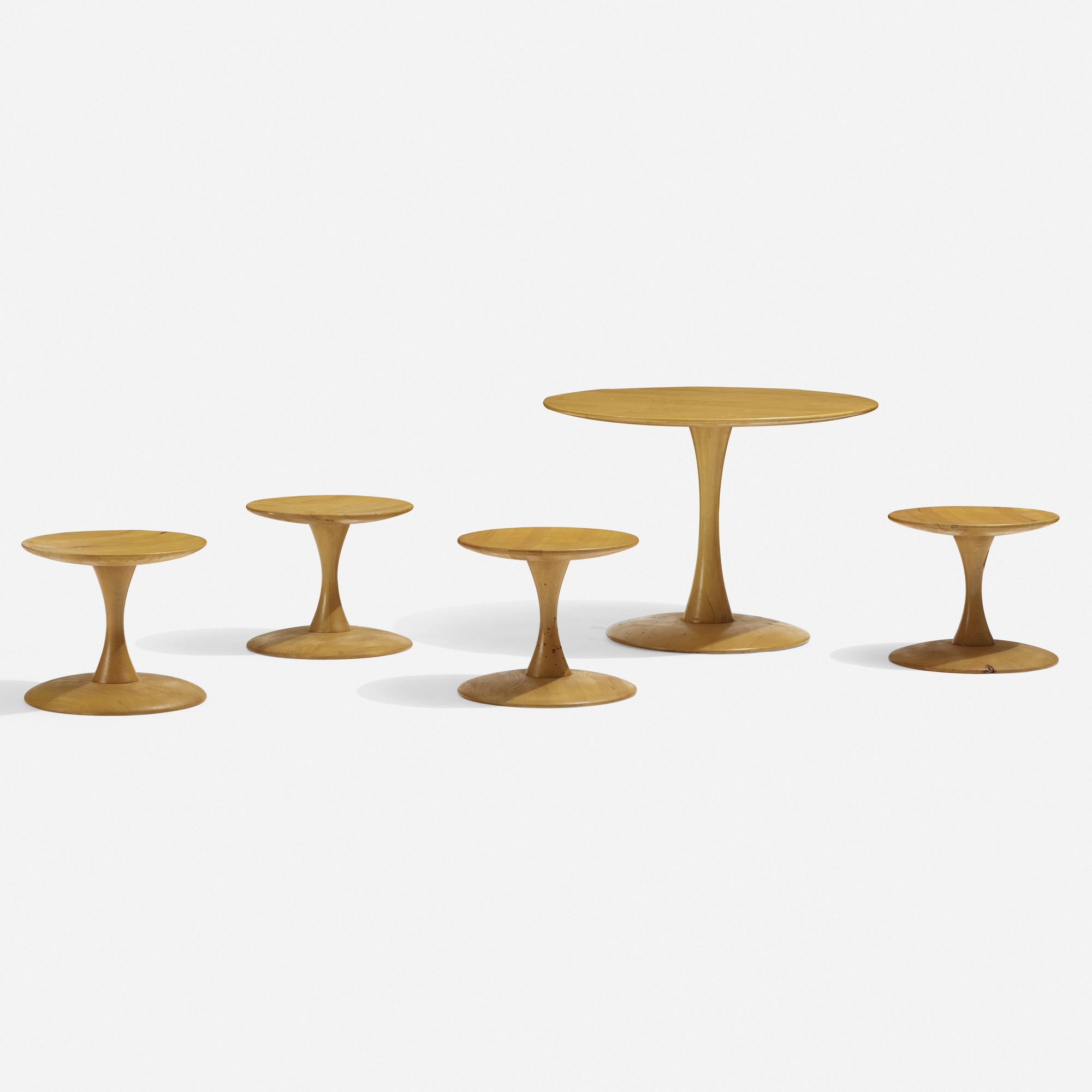 Nanna Ditzel Toadstool table and four stools MutualArt