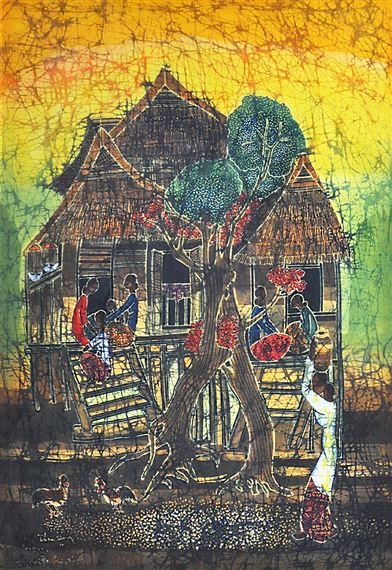 Afternoon Chat by Tan Thean Song