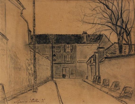 Rue de Banlieue by Maurice Utrillo, 1914