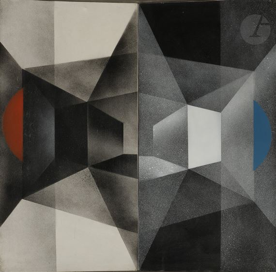 Bernard Jardel | Untitled Composition 165 (1965) | MutualArt