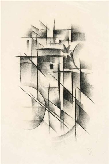 o.T. (Komposition) by Richard Ziegler, 1924