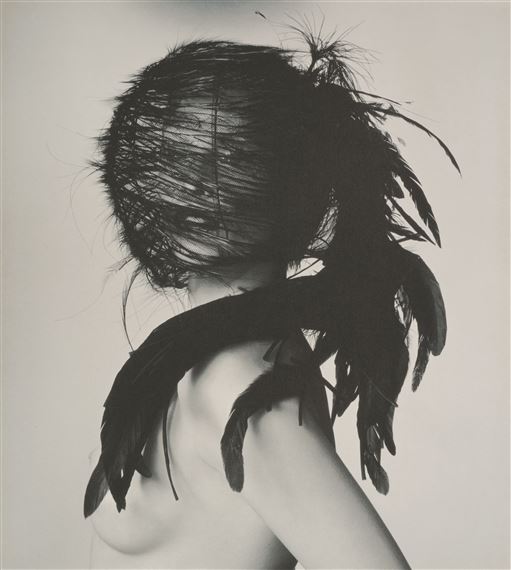Chanel Feather Headdress [by Karl Lagerfeld for Chanel Haute Couture], New York by Irving Penn, 1994, 1996