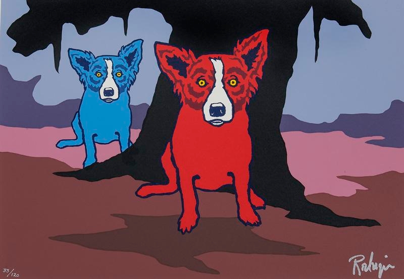 Don't Like Bein' Blue by George Rodrigue, 1993