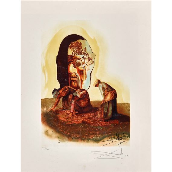 Salvador Dalí | 2 Works; Les Glaneuses; Raphaelesque Head exploding ...