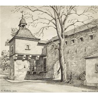 Basel. Letziturm 1676 - Ermanno Boller