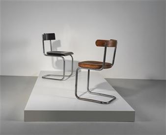 Two cantilever chairs mod. no. B 263 - Unknown