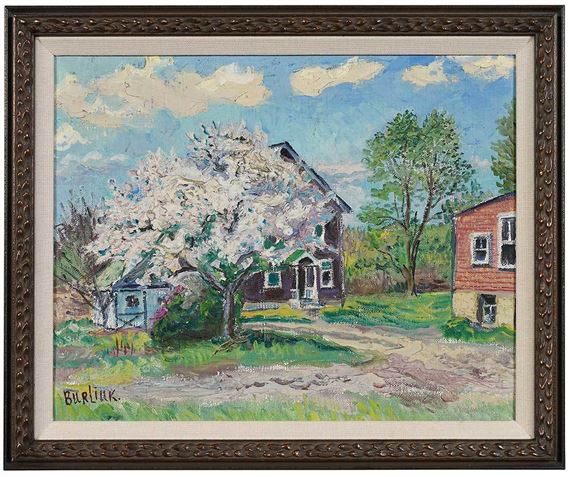 Spring on a Farm, Long Island by David Burliuk