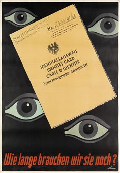 WIE LANGE BRAUCHEN WIR SIE NOCH? Circa 1948. - Victor Theodor‏ Slama