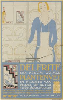 DELFRITE / PLANTENVET. Circa 1926. - Louis Christiaan Kalff