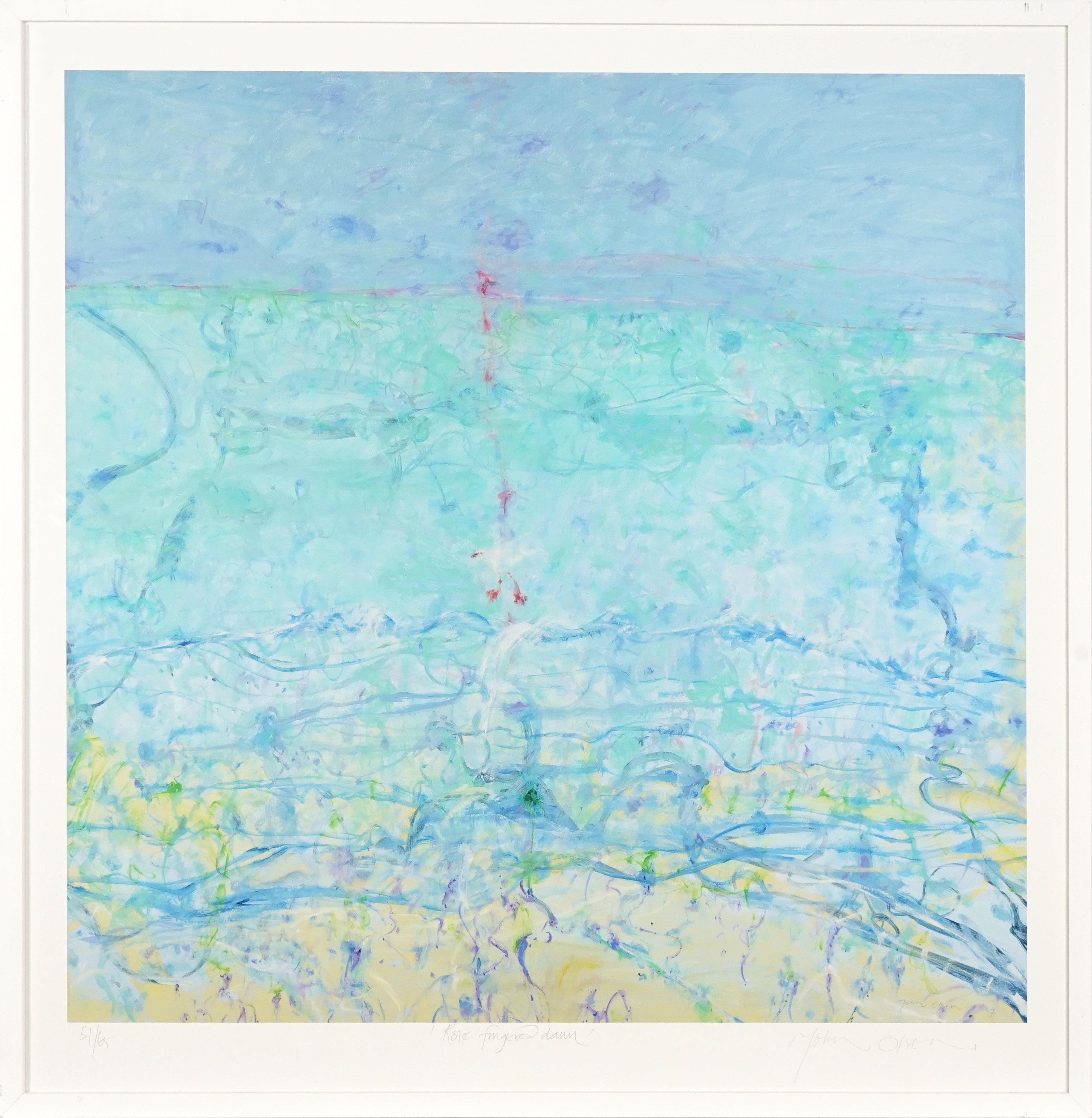 Artwork by John Olsen, Rose Fingered Dawn, Made of archival pigment print