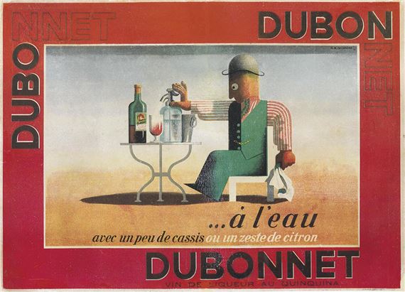 A.M. Cassandre | DUBO DUBON DUBONNET. 1935. | MutualArt