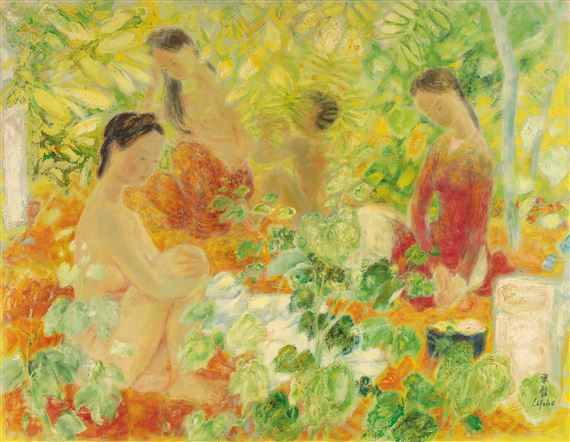 Composition by Lê Phổ, 1972