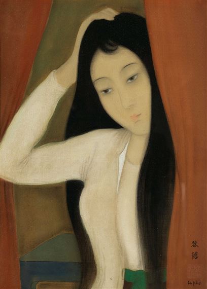 Jeune Fille (Young Girl) by Lê Phổ, 1940