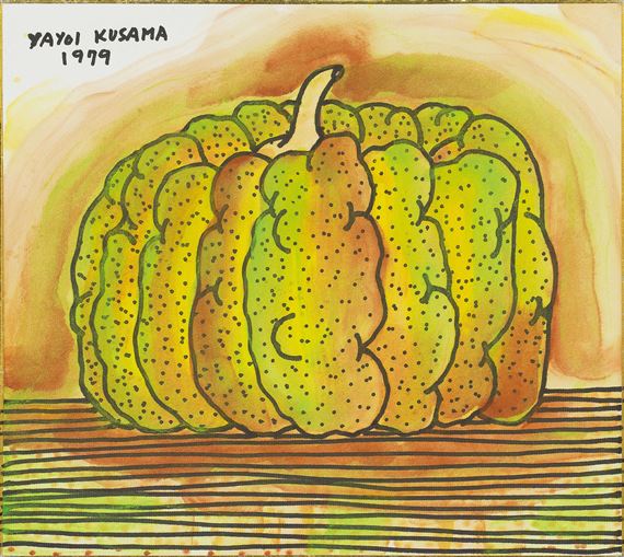 Pumpkin by Yayoi Kusama, 1979, Painted in 1979
