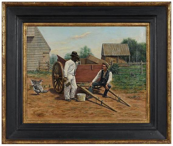 Farm Scene by Vandeer Veer