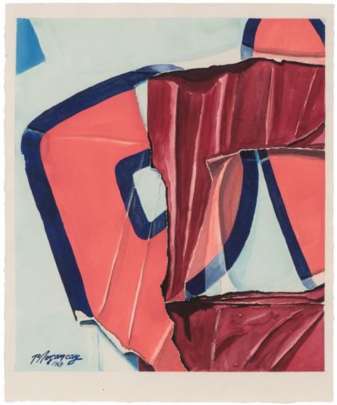 Rosy PI by Burhan Doğançay, 1969