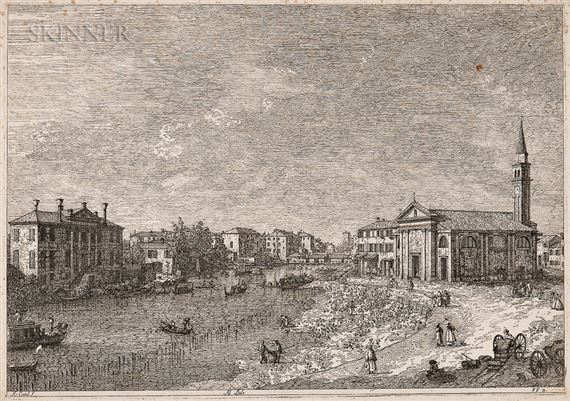 Al Dolo by Canaletto, circa 1742