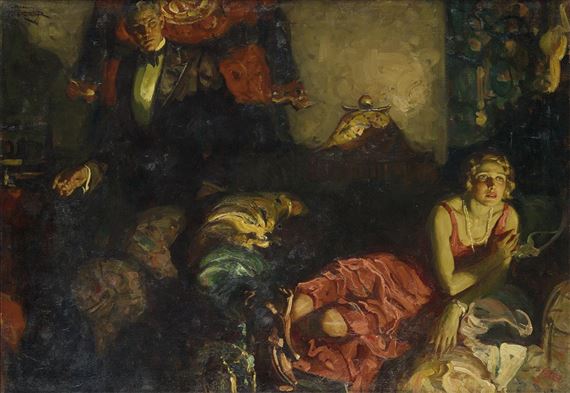 "`Dearest, I'm Glover McKay.' he said. `The man you shot is a man from Texas, they say. Why did you want to kill me?'" by Saul Tepper, November, 1929