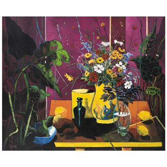 Bodegón magenta - Vicente Gandía